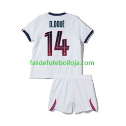 Camisola 2º Equipamento Paris Saint-Germain Desire Doue 14 2026-2027 Manga Curta ,Criança