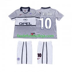 Camisola 2º Equipamento Paris Saint-Germain OKOCHA 10 2000 2001 Manga Curta Retro ,Criança Camisola 2º Equipamento Paris Saint-Germain OKOCHA 10 2000 2001 Manga Curta Retro ,Criança
