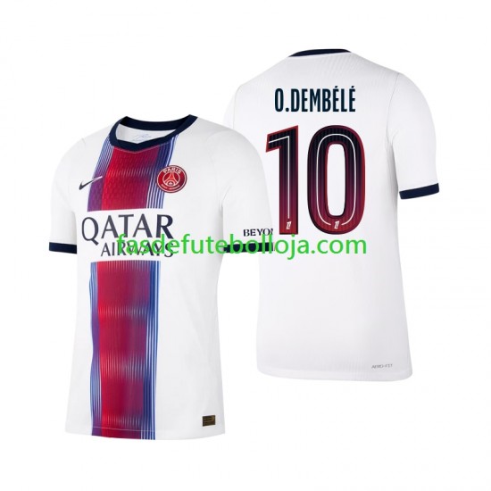 Camisola 2º Equipamento Paris Saint-Germain Ousmane Dembele 10 2026-2027 Manga Curta ,Homem
