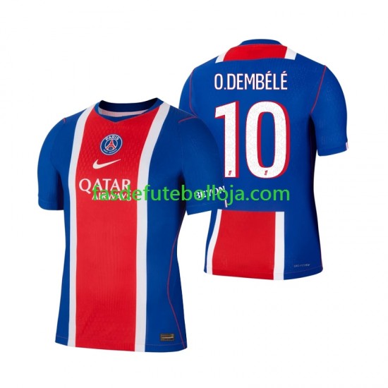 Camisola 1º Equipamento Paris Saint-Germain Ousmane Dembele 10 2026-2027 Manga Curta ,Homem