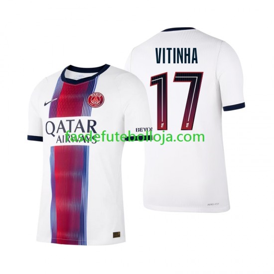Camisola 2º Equipamento Paris Saint-Germain Vitinha 17 2026-2027 Manga Curta ,Homem