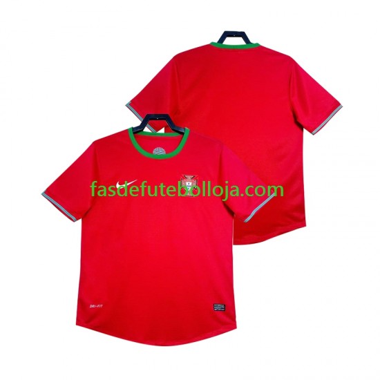 Camisola 1º Equipamento Seleção Portuguesa 2012 Manga Curta Retro ,Homem