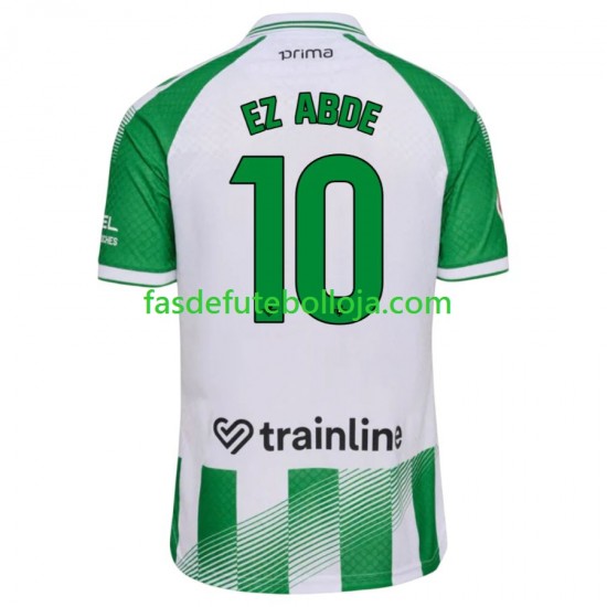 Camisola 1º Equipamento Real Betis Abde Ezzalzouli 10 2026-2027 Manga Curta ,Homem