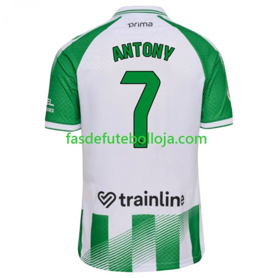 Camisola 1º Equipamento Real Betis Antony 7 2026-2027 Manga Curta ,Homem