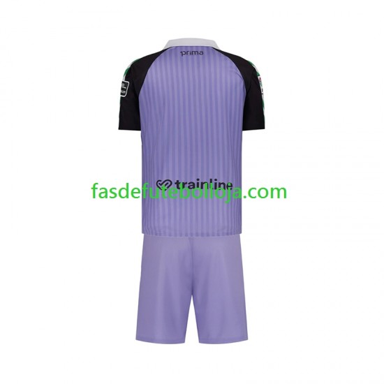 Camisola Guarda-redes 1º Equipamento Real Betis 2025-2026 Manga Curta Retro ,Criança