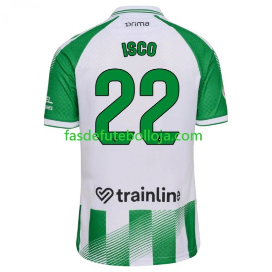 Camisola 1º Equipamento Real Betis Isco 22 2026-2027 Manga Curta ,Homem