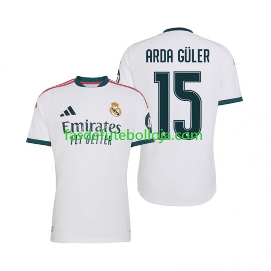 Camisola 1º Equipamento Real Madrid Arda Guler 15 2026-2027 Manga Curta ,Homem