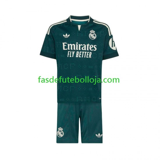 Camisola 2º Equipamento Real Madrid 2026-2027 Manga Curta ,Criança