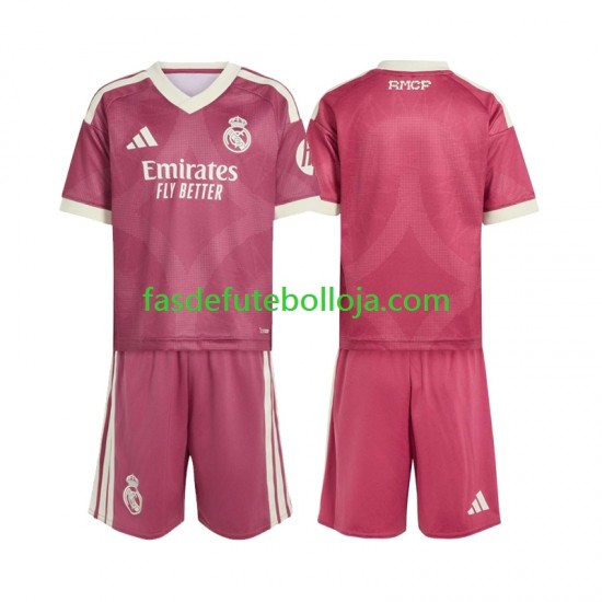 Camisola 3º Equipamento Real Madrid 2026-2027 Manga Curta ,Criança