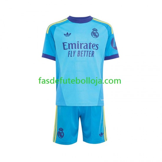 Camisola Guarda-redes 2º Equipamento Real Madrid 2026-2027 Manga Curta ,Criança