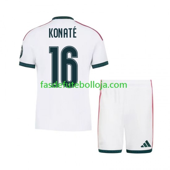 Camisola 1º Equipamento Real Madrid Ibrahima Konate 16 2026-2027 Manga Curta ,Criança