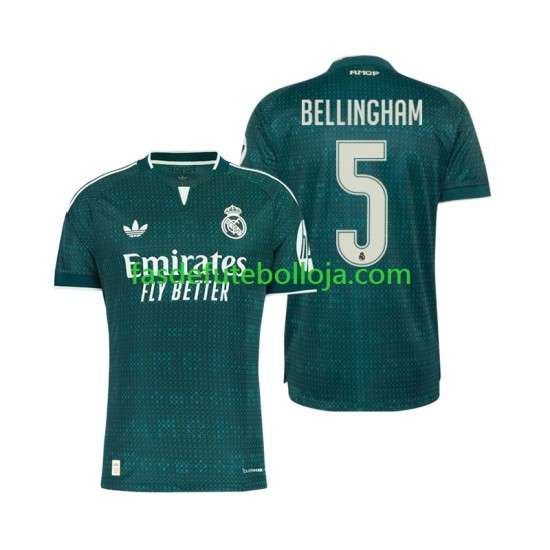 Camisola 2º Equipamento Real Madrid Jude Bellingham 5 2026-2027 Manga Curta ,Homem