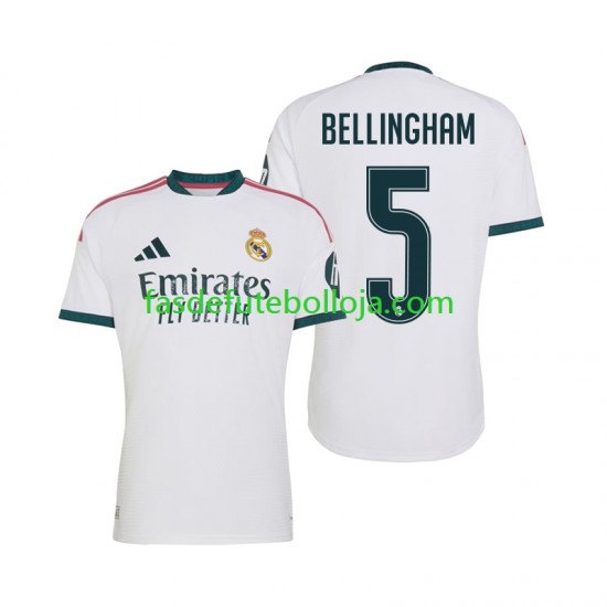 Camisola 1º Equipamento Real Madrid Jude Bellingham 5 2026-2027 Manga Curta ,Homem