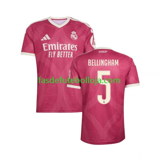 Camisola 3º Equipamento Real Madrid Jude Bellingham 5 2026-2027 Manga Curta ,Homem
