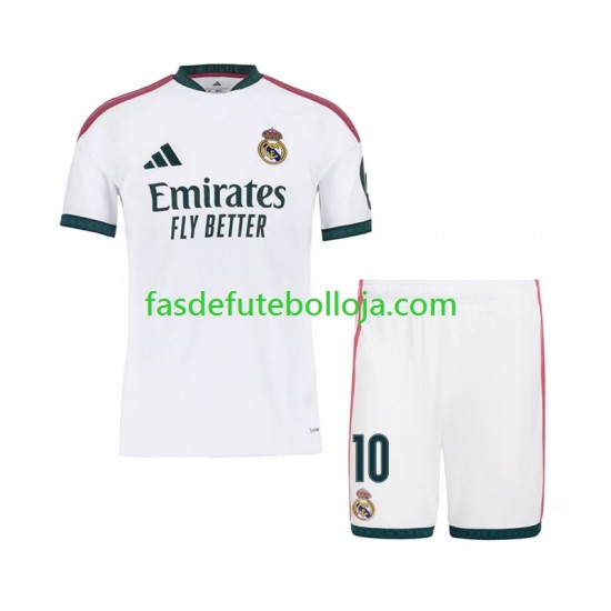 Camisola 1º Equipamento Real Madrid Mbappé Kylian 10 2026-2027 Manga Curta ,Criança