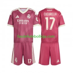 Camisola 3º Equipamento Real Madrid Marc Cucurella 17 2026-2027 Manga Curta ,Criança