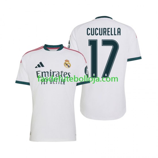 Camisola 1º Equipamento Real Madrid Marc Cucurella 17 2026-2027 Manga Curta ,Homem