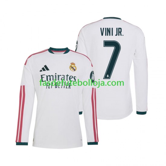 Camisola 1º Equipamento Real Madrid Vinicius Junior 7 2026-2027 Manga Comprida ,Homem
