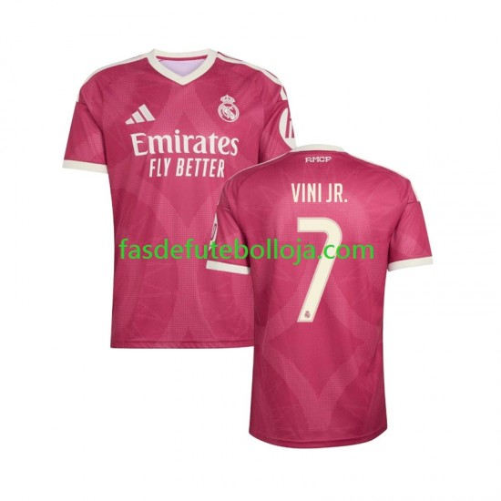 Camisola 3º Equipamento Real Madrid Vinicius Junior 7 2026-2027 Manga Curta ,Homem