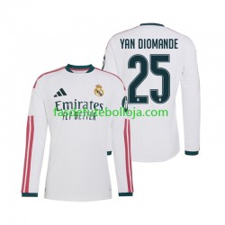 Camisola 1º Equipamento Real Madrid Yan Diomande 25 2026-2027 Manga Comprida ,Homem