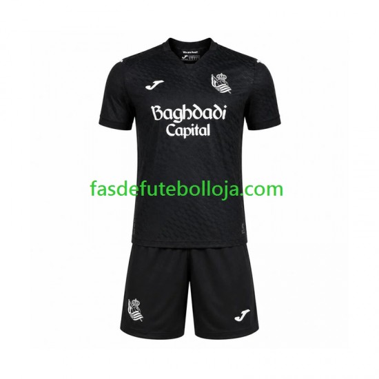 Camisola 2º Equipamento Real Sociedad 2026-2027 Manga Curta ,Criança
