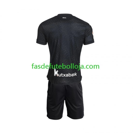 Camisola 2º Equipamento Real Sociedad 2026-2027 Manga Curta ,Criança