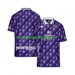 Camisola 1º Equipamento Real Valladolid 2025-2026 Manga Curta Retro ,Homem
