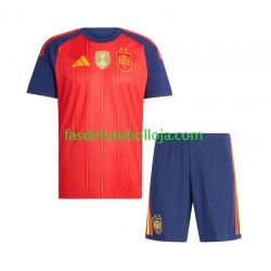 Camisola 1º Equipamento Seleção Espanhola 2-star 2026-2027 Manga Curta ,Criança