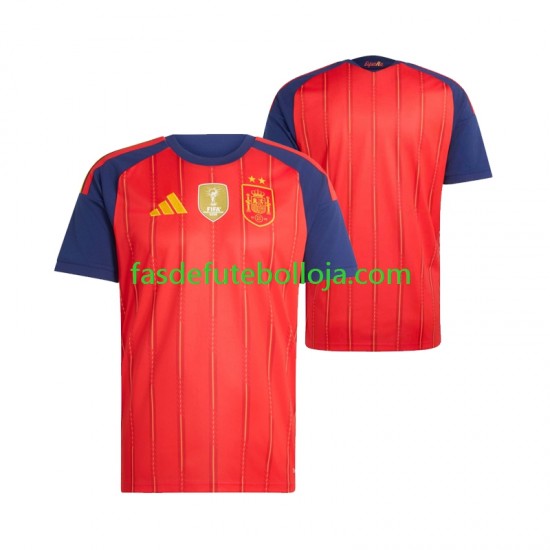 Camisola 1º Equipamento Seleção Espanhola 2-star 2026-2027 Manga Curta ,Homem