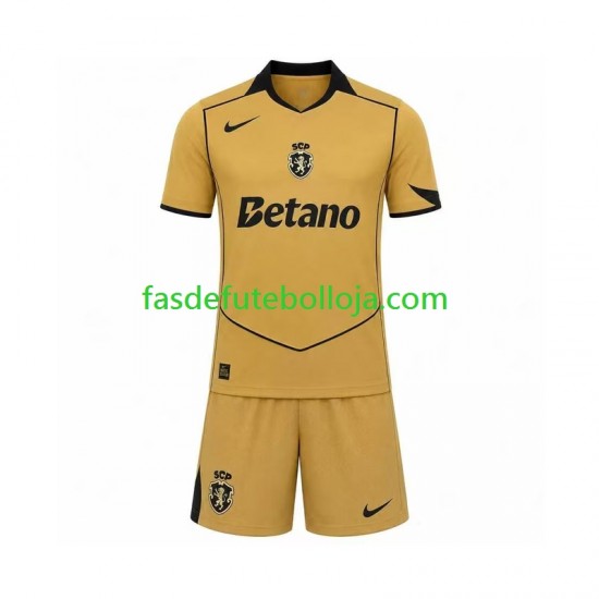 Camisola 2º Equipamento Sporting CP 2026-2027 Manga Curta ,Criança