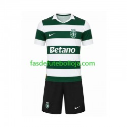 Camisola 1º Equipamento Sporting CP 2026-2027 Manga Curta ,Criança