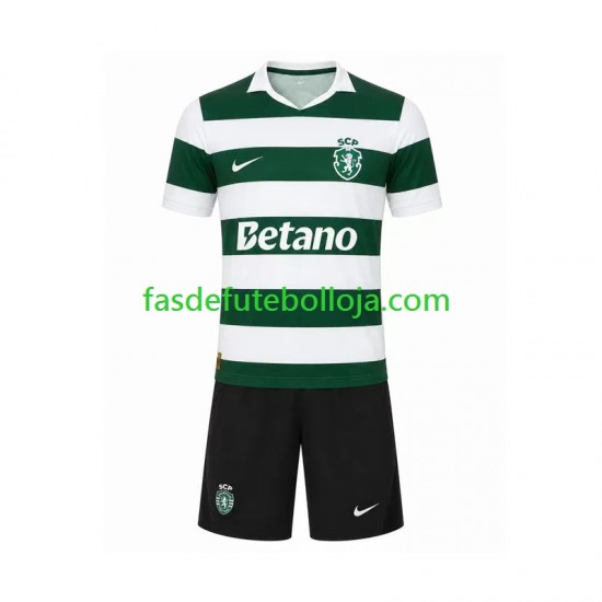 Camisola 1º Equipamento Sporting CP 2026-2027 Manga Curta ,Criança