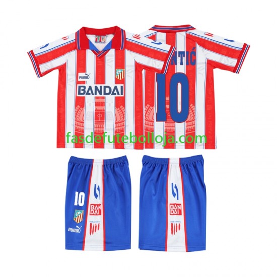 Camisola 1º Equipamento Sporting CP PANTIC 10 1996 1997 Manga Curta Retro ,Criança