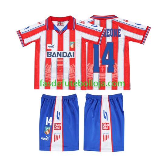 Camisola 1º Equipamento Sporting CP SIMEONE 14 1996 1997 Manga Curta Retro ,Criança