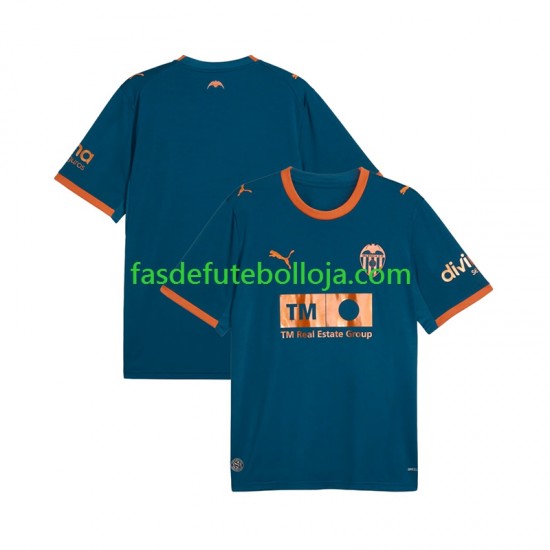 Camisola 2º Equipamento Valencia CF 2026-2027 Manga Curta ,Homem