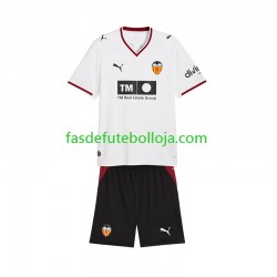 Camisola 1º Equipamento Valencia CF 2026-2027 Manga Curta ,Criança