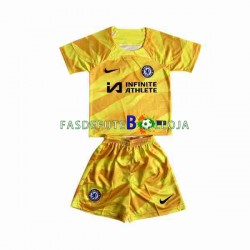 Camisola Guarda-redes 1º Equipamento Chelsea 2023-2024 Manga Curta ,Criança