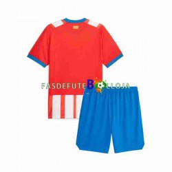Camisola 1º Equipamento Girona 2023-2024 Manga Curta ,Criança