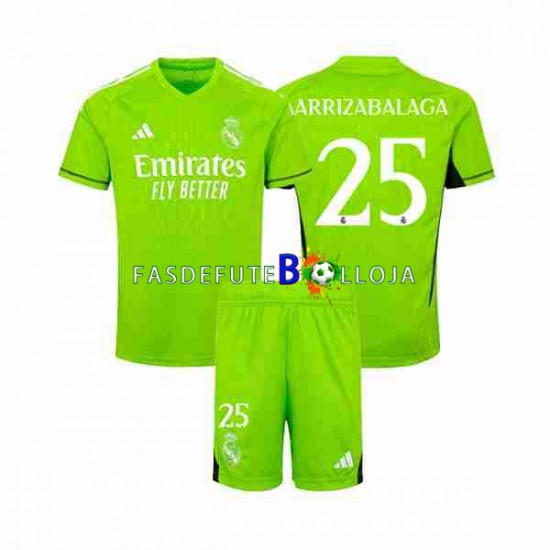 Camisola Guarda-redes 1º Equipamento Real Madrid Kepa Arrizabalaga 25 2023-2024 Manga Curta ,Criança Camisola Guarda-redes 1º Equipamento Real Madrid Kepa Arrizabalaga 25 2023-2024 Manga Curta ,Criança