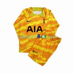 Camisola Guarda-redes 2º Equipamento Tottenham Hotspur Laranja 2023-2024 Manga Comprida ,Criança