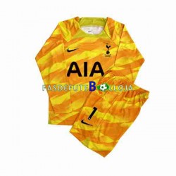 Camisola Guarda-redes 2º Equipamento Tottenham Hotspur Laranja Hugo 2023-2024 Manga Comprida ,Criança