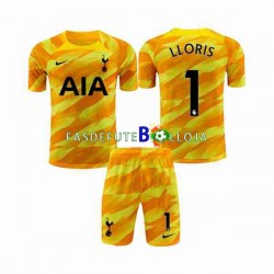 Camisola Guarda-redes 2º Equipamento Tottenham Hotspur Laranja Hugo 2023-2024 Manga Curta ,Criança