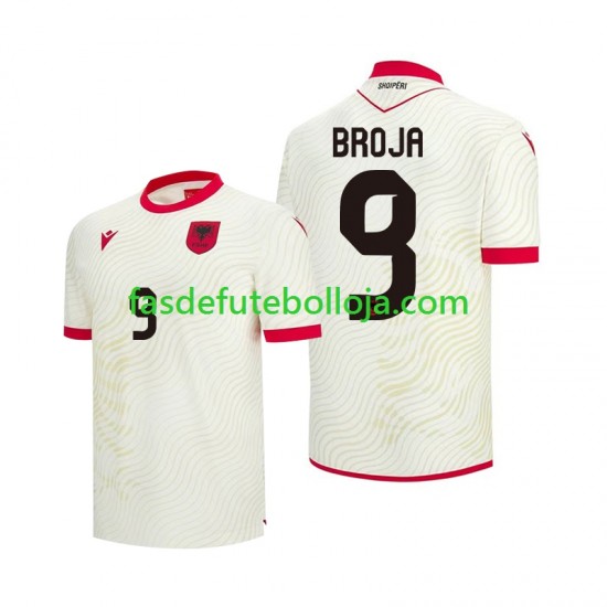 Camisola 2º Equipamento Seleção Albanesa Armando Broja 9 World Cup 2026 Manga Curta ,Homem