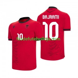 Camisola 1º Equipamento Seleção Albanesa Nedim Bajrami 10 World Cup 2026 Manga Curta ,Homem Camisola 1º Equipamento Seleção Albanesa Nedim Bajrami 10 World Cup 2026 Manga Curta ,Homem