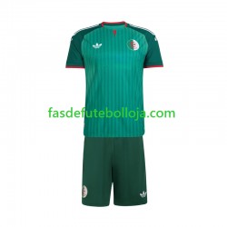 Camisola 2º Equipamento Seleção Argelina 2026 Manga Curta ,Criança