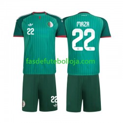 Camisola 2º Equipamento Seleção Argelina Ibrahim Maza 22 2026 Manga Curta ,Criança Camisola 2º Equipamento Seleção Argelina Ibrahim Maza 22 2026 Manga Curta ,Criança