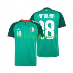 Camisola 2º Equipamento Seleção Argelina Mohamed Amoura 18 2026 Manga Curta ,Homem