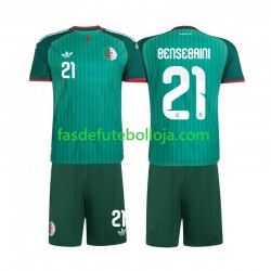 Camisola 2º Equipamento Seleção Argelina Ramy Bensebaini 21 2026 Manga Curta ,Criança Camisola 2º Equipamento Seleção Argelina Ramy Bensebaini 21 2026 Manga Curta ,Criança