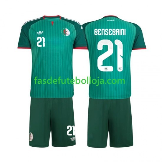 Camisola 2º Equipamento Seleção Argelina Ramy Bensebaini 21 2026 Manga Curta ,Criança Camisola 2º Equipamento Seleção Argelina Ramy Bensebaini 21 2026 Manga Curta ,Criança