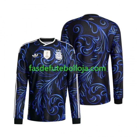 Camisola 2º Equipamento Seleção Argentina World Cup 2026 Manga Comprida ,Homem Camisola 2º Equipamento Seleção Argentina World Cup 2026 Manga Comprida ,Homem